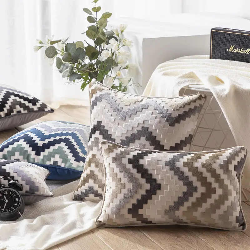 

The New Pillowcase Does Not Contain Core Nordic Ins Simple 45x45 Sofa Rectangular Light Luxury Style Large Cushion