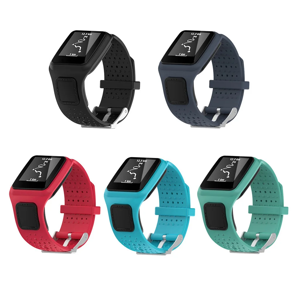 Новый силиконовый сменный мягкий ремешок для TomTom TomTom1 Мульти Спорт кардио gps