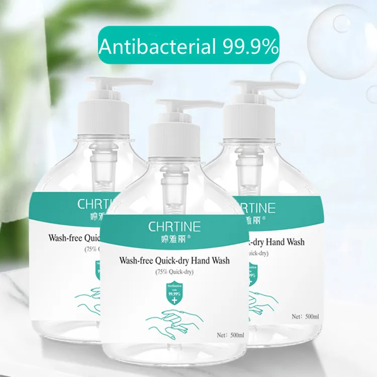 Быстросохнущий гель для мытья рук 500 мл бактериостатический спиртовой
