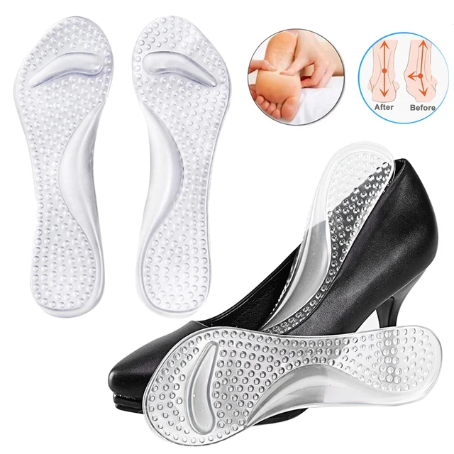 Orthopedic Insoles for Women Shoes Flat Feet Arch Support Silicone Gel Insoles for High Heels Inserts Foot Massager Shoe Pads 1