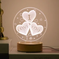 bedroom decoration night light creative led i love you heart lamp valentines day wedding party birthday gift cool