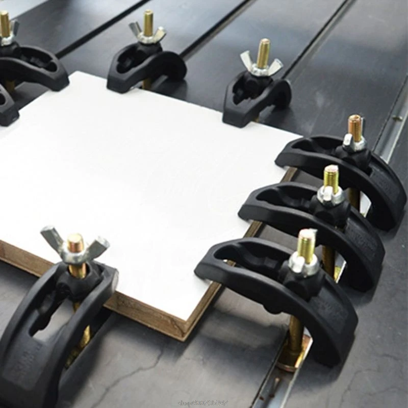 

1pc Bow Plate Sets CNC Engraving Machine Parts Pressure Plate Clamp Fixture For T-slot Working Table N26 20 Dropship