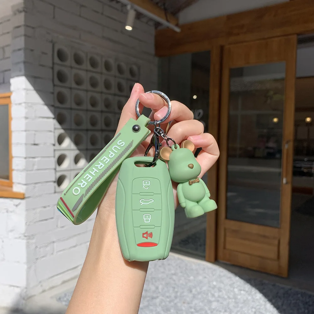 

Cute Cartoon Car Key Case For Hover H6 Big Dog H9 H6S M6 First Love Chitu F7 Fashion Key Case Keychain