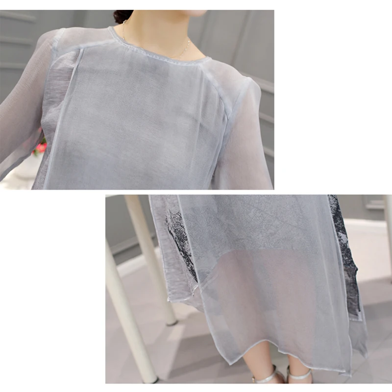 2019 Boho белые осенние летние женские длинные платья с принтом чернил Ретро