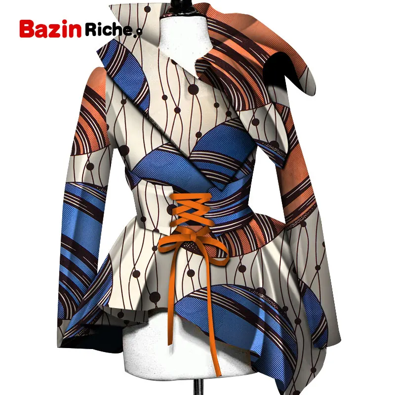 Африканское пальто для женщин новинка 2021 модные хлопковые традиционные куртки с