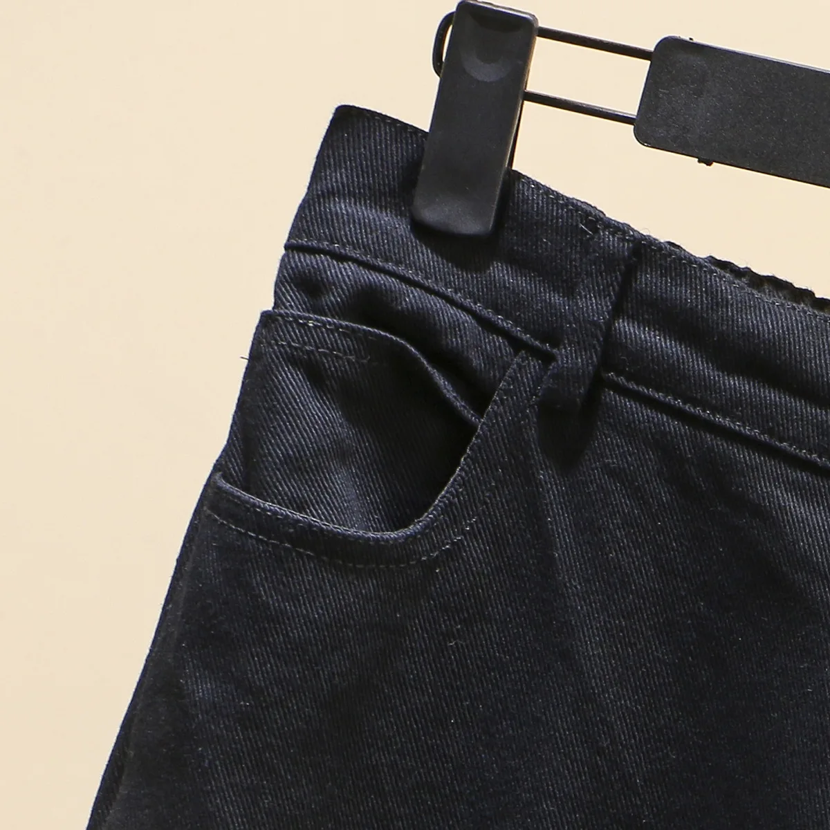 2020 весенние модные джинсы с высокой талией женские штаны-шаровары хлопковые