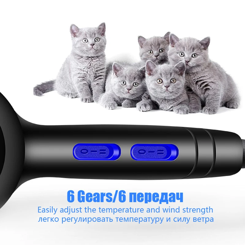 

Pet Hair Dryer Dog Cat Grooming Blower Negative Ions Sterilization Wind Machine Pet Warm Air Fast Drier