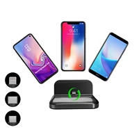 smart multifunctional wireless charger magentic fast charging holder three in one interface easy to carry for iphone android