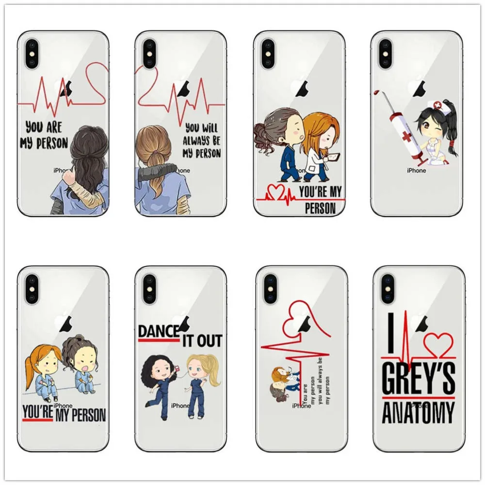 Чехол для телефона Greys Anatomy You're My Person Nurse iPhone 11 pro 12 mini 11pro 7 Plus 8 6s 6 5s Se 2020 X XS MAX XR
