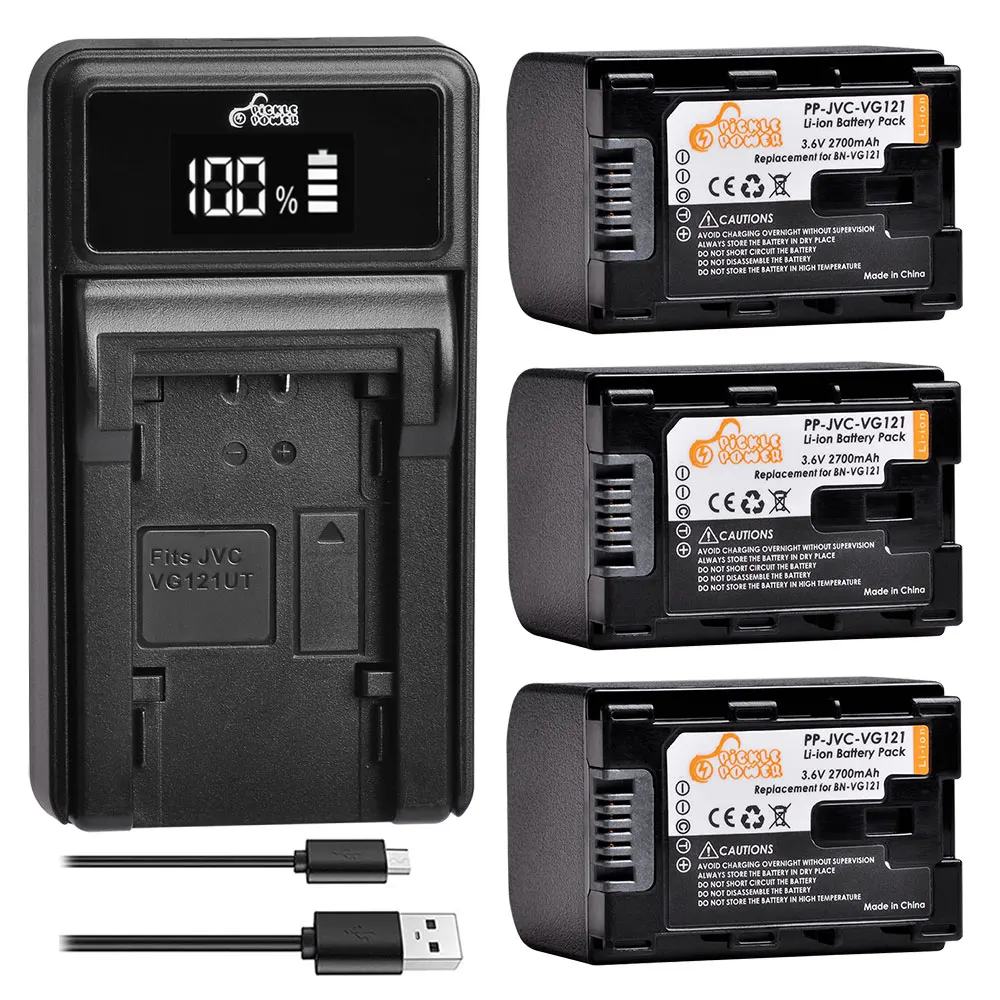 Аккумулятор и зарядное устройство для видеокамеры 2700 ма/ч батарей зарядных