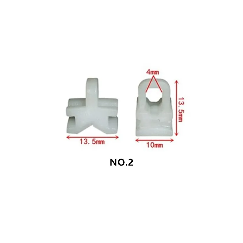 9PCS Number 2 9 шт. автомобильный пластиковый крепеж зажим для Auman Dongfeng J6 грузовик шторы прямой грузовик шкив пряжки кольца заклепки - Название цвета: 9PCS Number 2