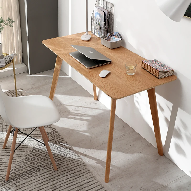 Desk Solid Wood Simple Computer Desktop Home Nordic Modern Bedroom Study | Мебель