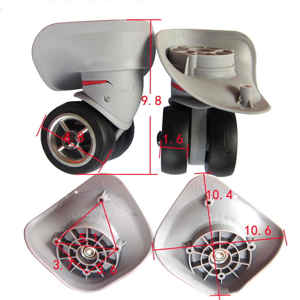 Колеса для чемодана универсальные детали чемоданов путешествий аксессуары