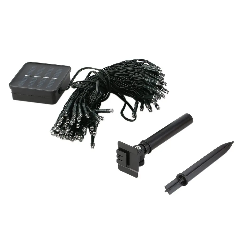 Светодиодный светильник строка Солнечный свет Водонепроницаемый многоцветный