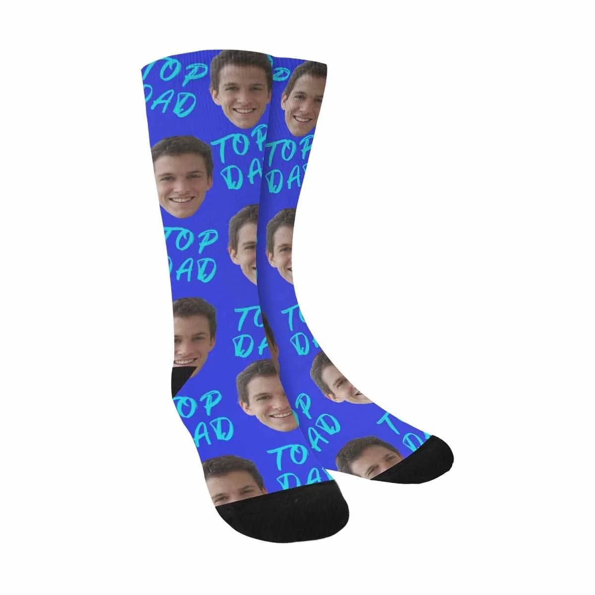 

Custom Face Top Dad Sublimated Crew Socks