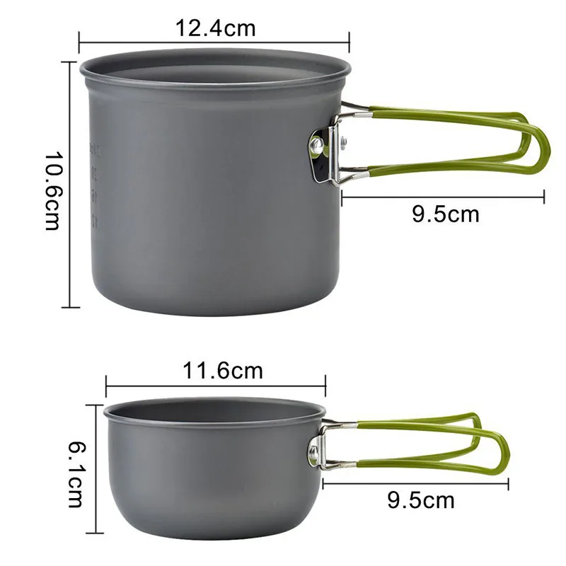 5 шт./лот портативная посуда для кемпинга набор на открытом воздухе пикника