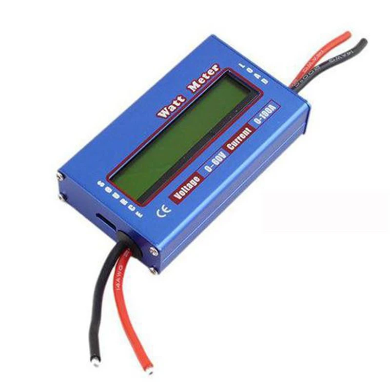 

Digital Watt Meter High-Accuracy Power Analyzer DC 60V 100A RC Wattmeter Balance Voltage Battery Checker Backlight LCD