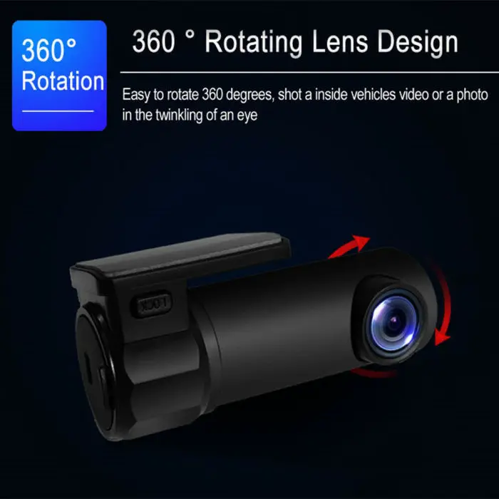 Мини HD 1080P wifi видеорегистратор для автомобиля dvr камера видео рекордер широкий угол g-сенсор детектор движения NJ88