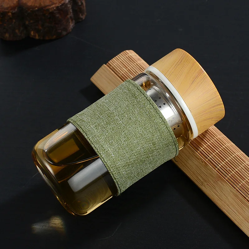 Стеклянная кружка для воды объемом 400 мл бутылка из боросиликатного стекла с