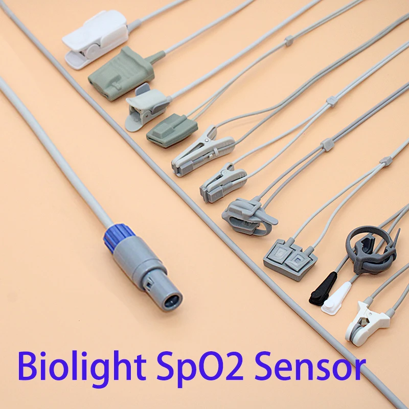 Кабель датчика Redel 5P/7P Spo2 для Biolight (BLT) M6/M12/M69/M8000/M9000
