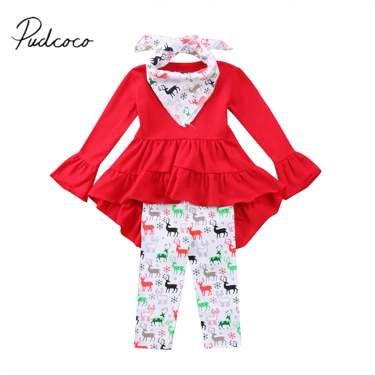 2020 одежда для малышей на весну и осень Рождественская Одежда новорожденных