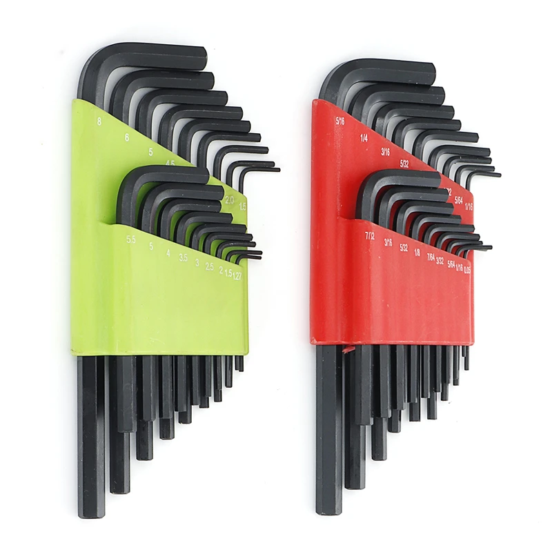 Набор шестигранных ключей 36 шт. комплект метрических/Sae гаечных универсальный