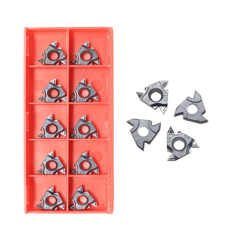 

Thread 16ERM AG55 16ER 16IR Carbide CNC Threaded Carbide Inserts Thread Lathe Turning Blade Tool Tungsten Carbide Insert