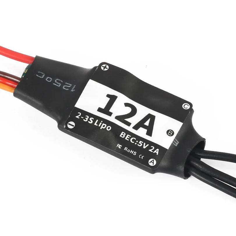 F10821 Simonk 12A 2-3s бесщеточный ESC мини-контроллер скорости ротора для Mini 250 FPV KK 260 RC