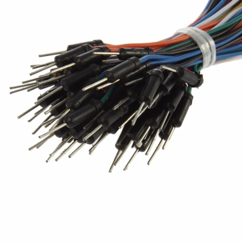 

65Pcs Male to Male Bread Board Solderless Wires Breadboard Jumper For Arduino uu