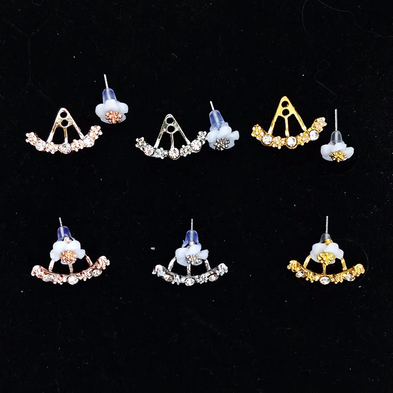 Милые романтичные серьги в корейском стиле женские висячие с маленькими