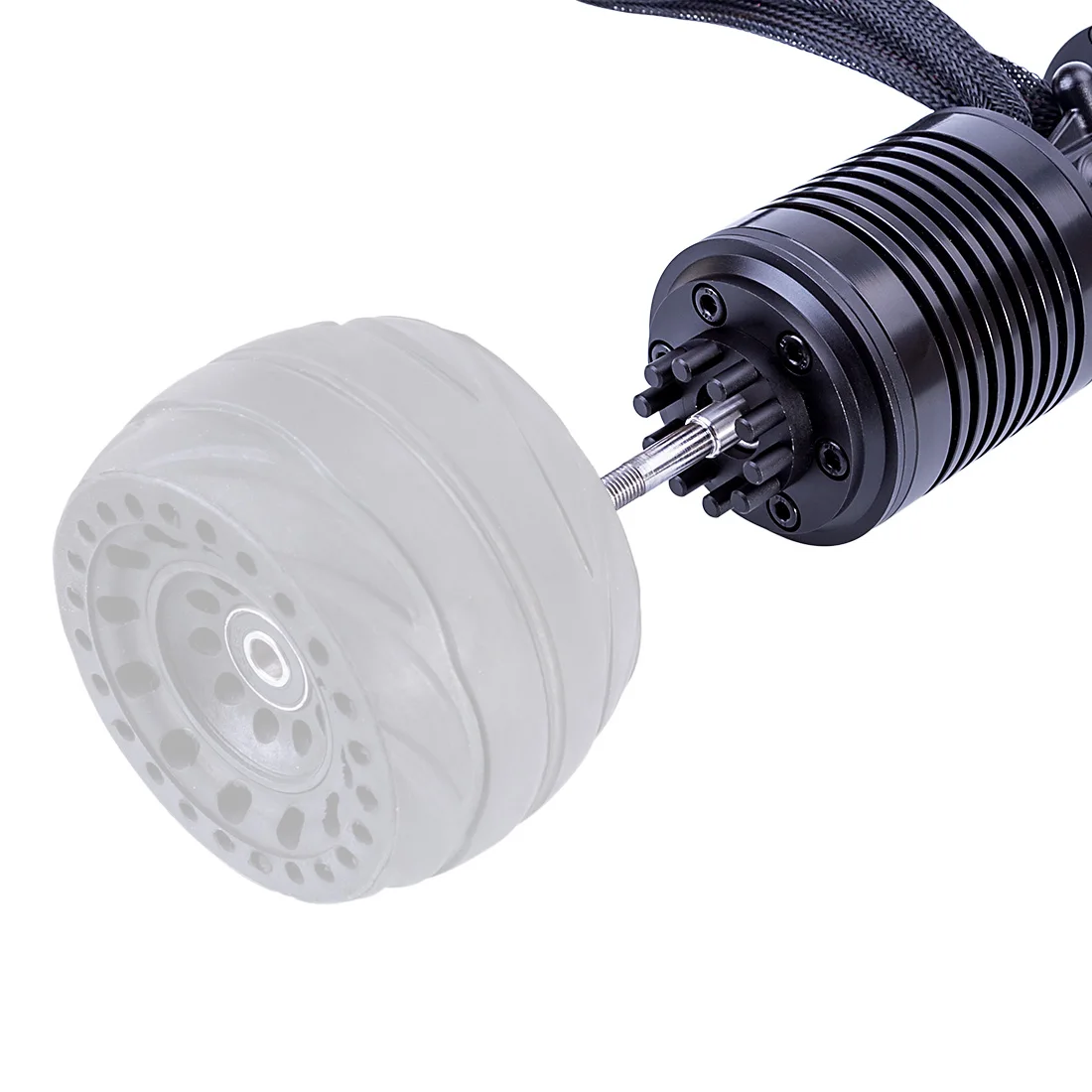 

4-Wheel Electric Skateboard Direct Drive Motor Kit (Direct Drive Motor+Adapter For KEGEL Wheel + Front Truck + Double Kingpins)