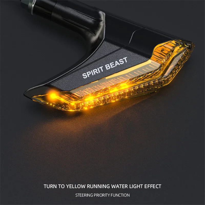 Универсальный поворотный индикатор SPIRIT BEAST для мотоцикла 12 В светодиодная лампа