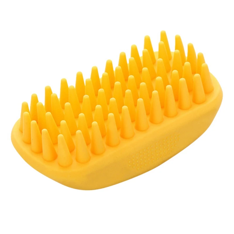 

Pet Bath Massage Brush Dog Professional Bathing Rubber Massage Brush Hair Remover Relieving Dog Grooming Cleaning Supplies