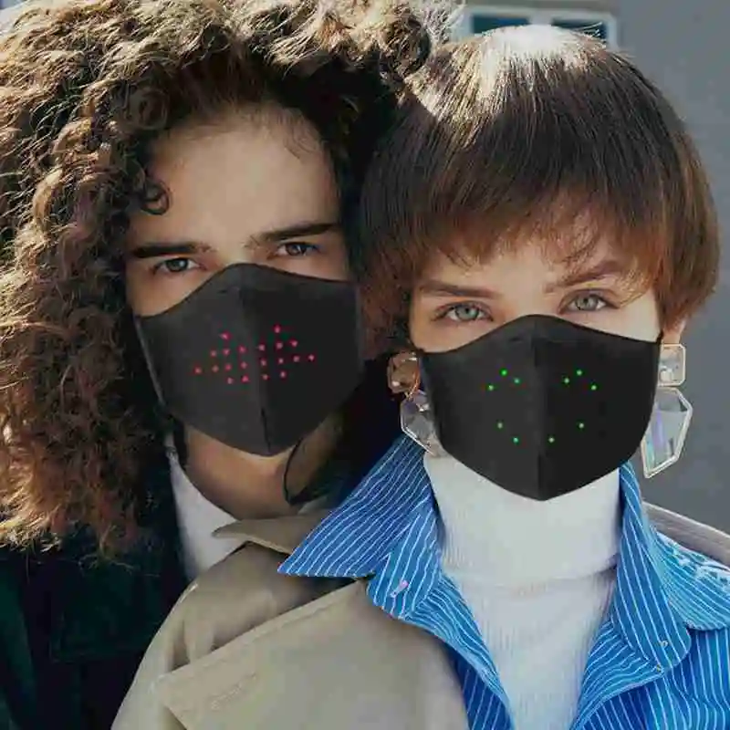Светодиодный светящийся и принтом в виде маски для мальчиков текст банджи