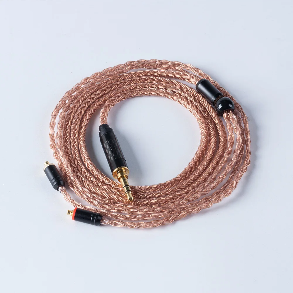 HiFiHear 16 Core коричневый позолоченный Модернизированный кабель 2,5/3,5/4,4 мм балансный кабель с MMCX/2pin разъем для KZ AS10 ZS10 ZST CCA C10