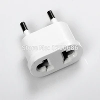 new us usa to eu europe power plug adapter for usa converter white hot
