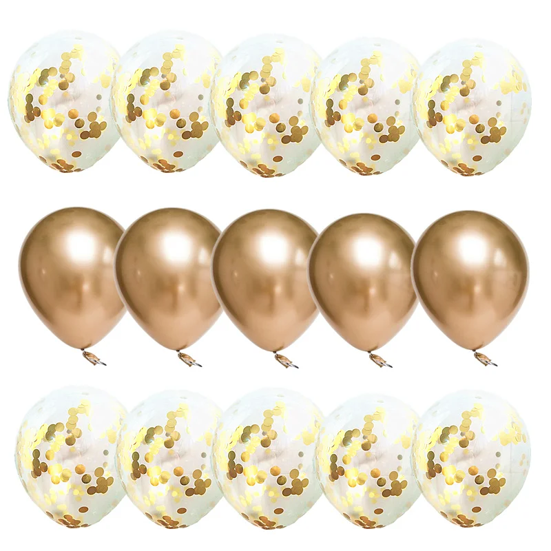 15Pcs/Pack Metal and Foil ballons Kids birth day parties and Wedding decoration Baby Shower Happy birthday party balloons globos