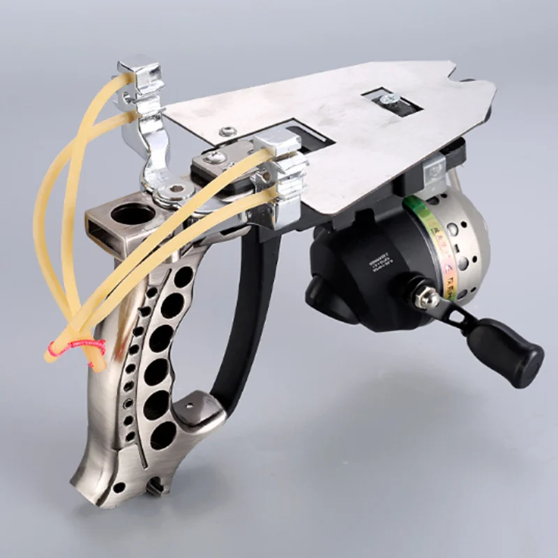 

Brand new high-quality and powerful hunting fishing slingshot and rubber band and wrist protection fishing suit