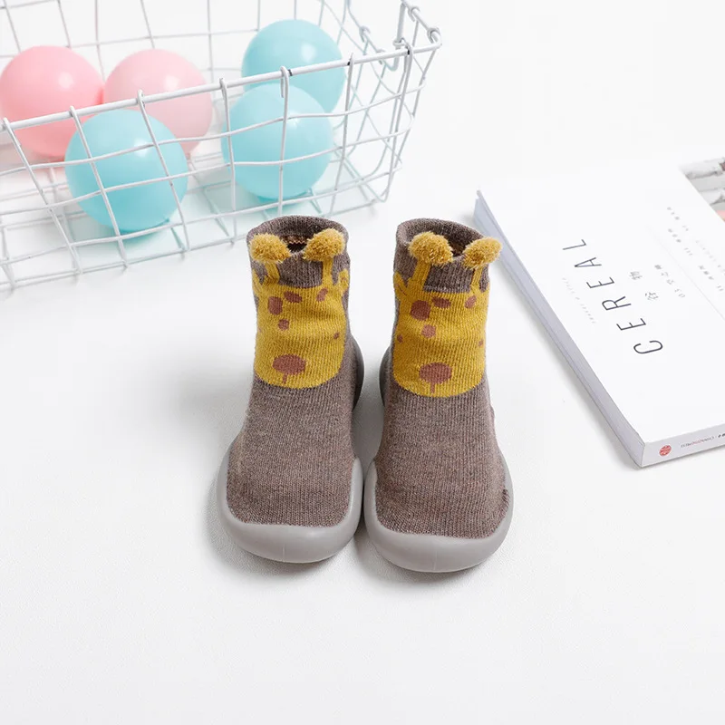 Обувь для малышей носки обувь первых шагов маленьких девочек и мальчиков детская