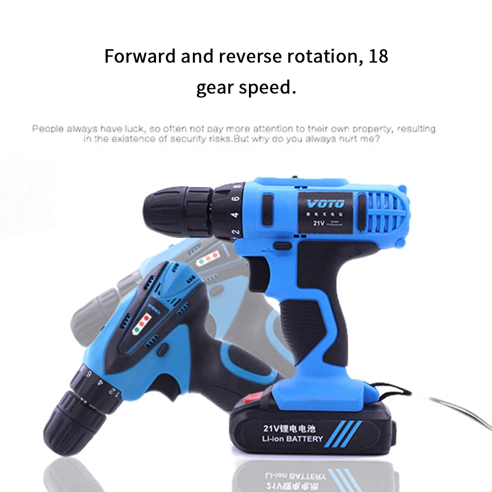 Аккумуляторная аккумуляторная мини отвертка дрель многофункциональная бытовые