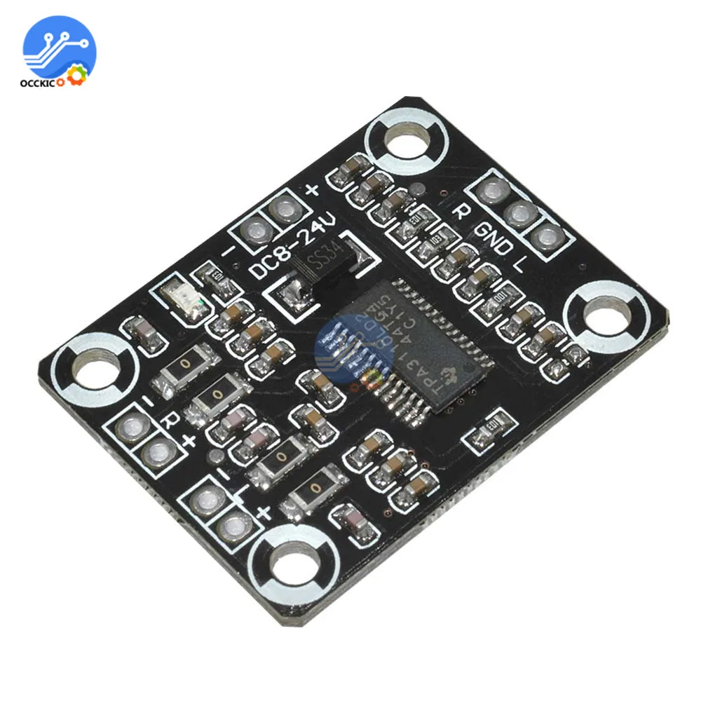 TPA3110 цифровой усилитель плата DC 12V 8 18V 2X15W 3A аудио стерео мощности звуковая