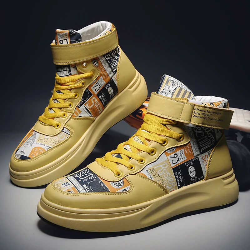 NIKEzi 2020 классические мужские высокие парусиновые туфли для скейтбординга