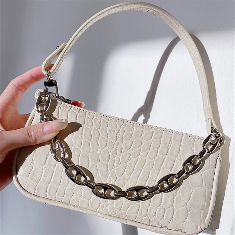 

Сумка крокодиловая женская, маленькая квадратная сумочка на плечо, мессенджер через плечо