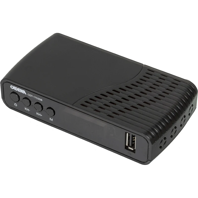 Ресивер DVB-T2 CADENA CDT-1753SB черный (046/91/00048272) |