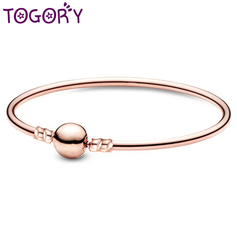 TOGORY Роскошные Кристальные круглой формы застежка цепи браслеты шармы для ног с