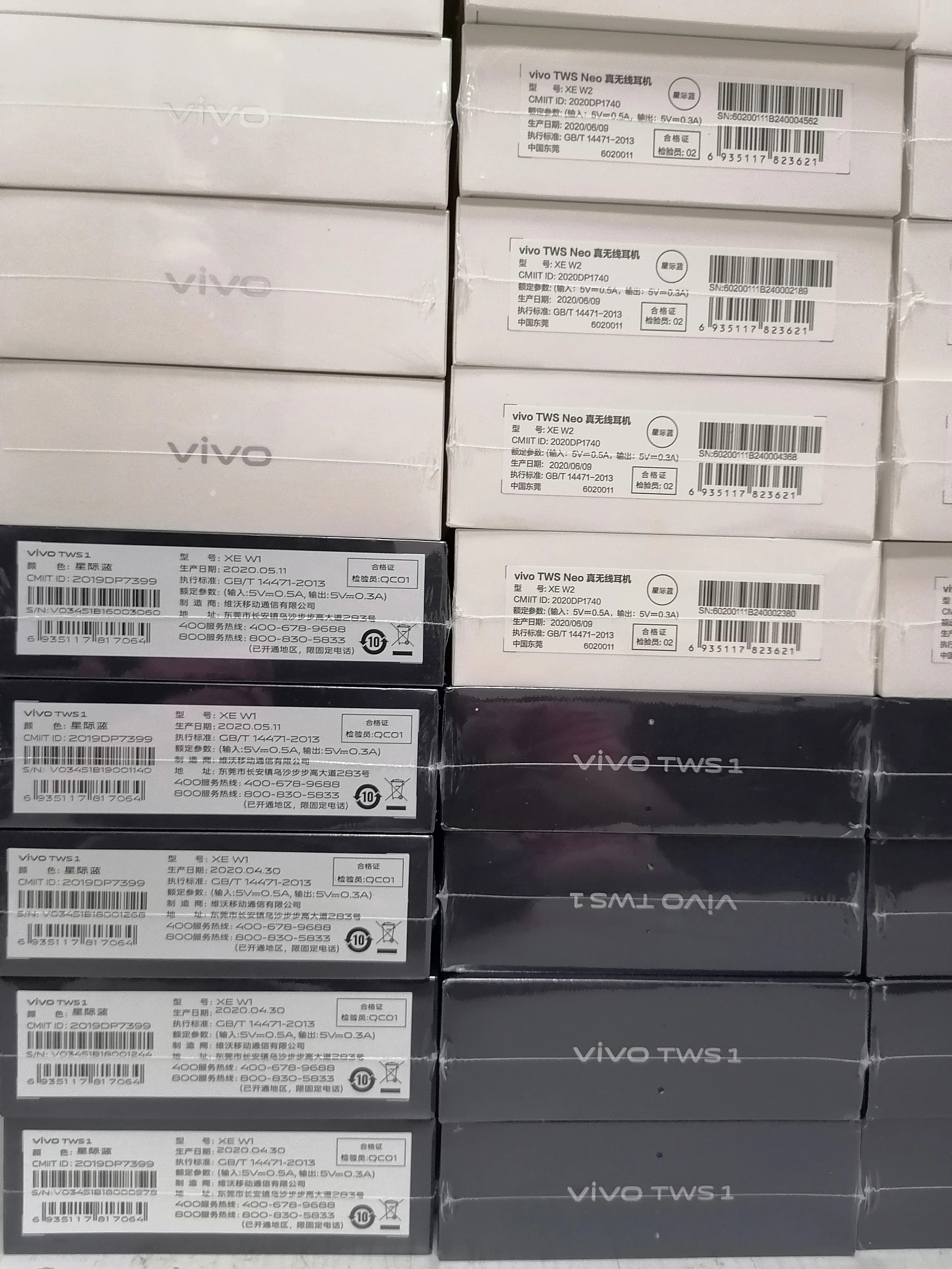 

Original ViVO TWS 1 Earphone Earbuds 14.2mm dynamic IP54 Wireless bluetooth headset X30 Pro iqoo 3 Neo Pro Nex 3 U3x Z5x V17