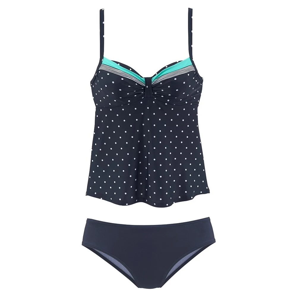 

Two Piece Swimwear 2021 Sexy Swimsuit Women Plus Size Tankini Sets Swim Vintage Beach Wear Bathing Suits Female Swim Suit