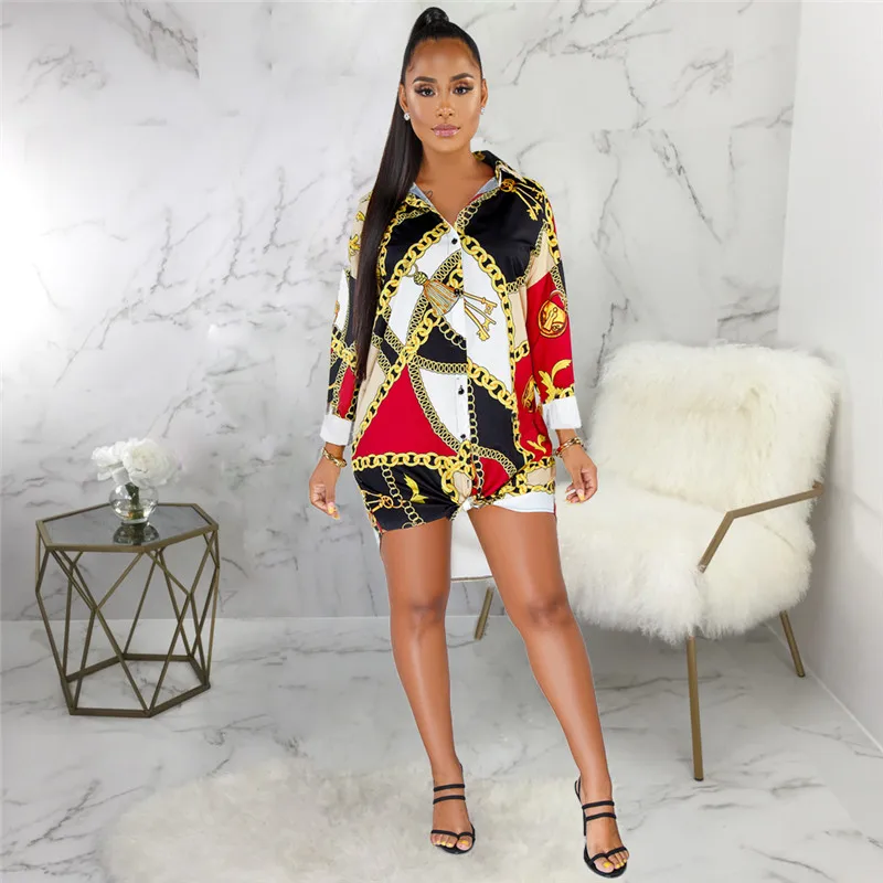 Женское винтажное платье рубашка Tmustobe однобортное Клубное с длинными рукавами