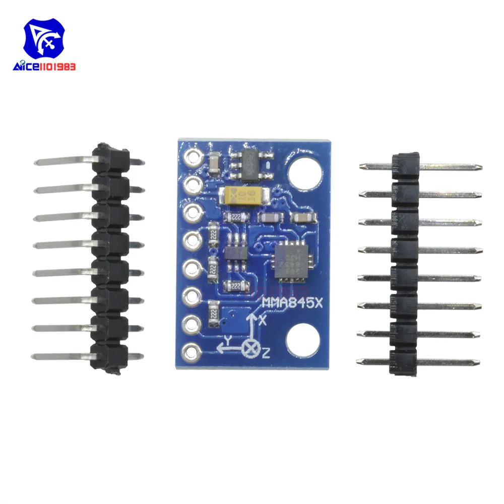 Diymore MMA7361 MMA8452Q 3 осевой Цифровой Трехосевой ускоритель Сенсор модуль акселерометр