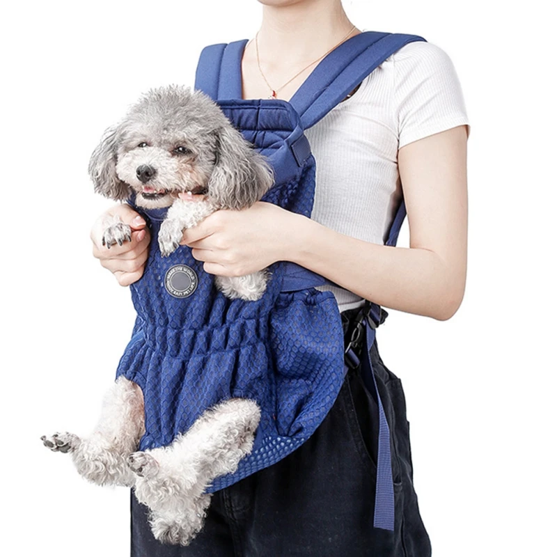 Lightweight simple for Pets Going Out Backpack Dogs Shoulders Chest Bag Breathable Mesh Oxford Cloth Dog | Дом и сад
